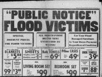 "Public Notice" Flood Victims