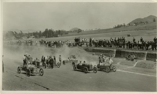 Exposition Park Race Track, San Luis Obispo, circa 1920-23