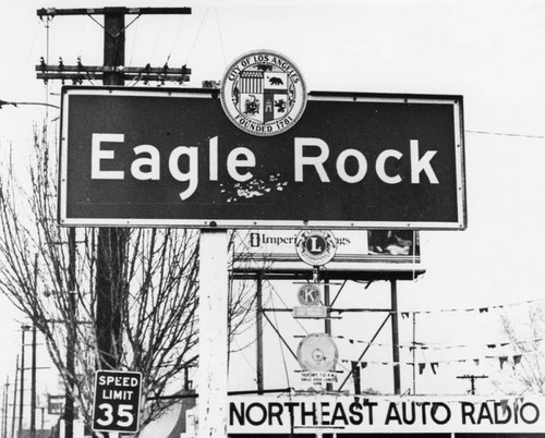 Eagle Rock sign