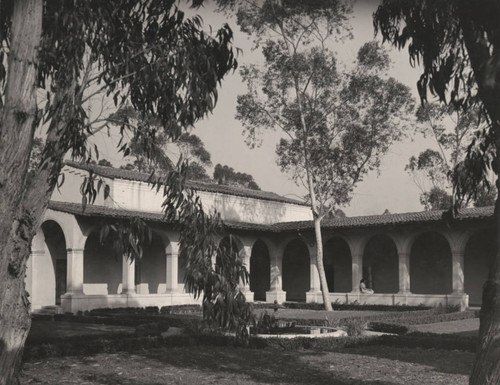 Music Building and Chapel - Interior courtyard