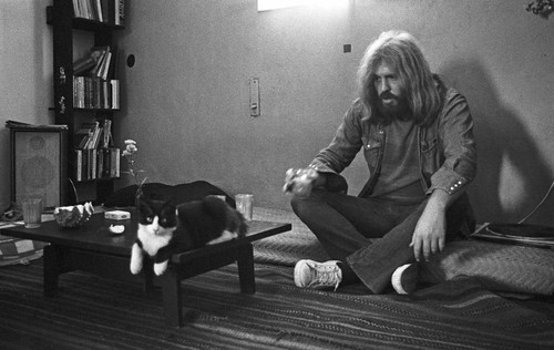 Hippie and cat