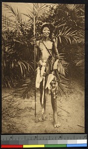 Uele warrior, Congo, ca.1920-1940