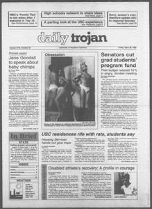 Daily Trojan, Vol. 108, No. 68, April 28, 1989