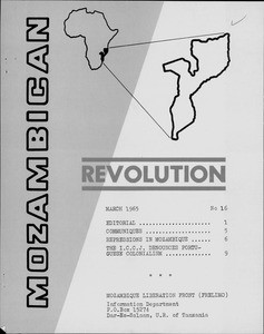 Mozambican revolution, no. 16 (1965 Mar.)