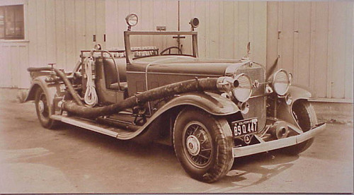 James Harvey Irvine, Sr.'s 1931 Cadillac converted to a fire truck