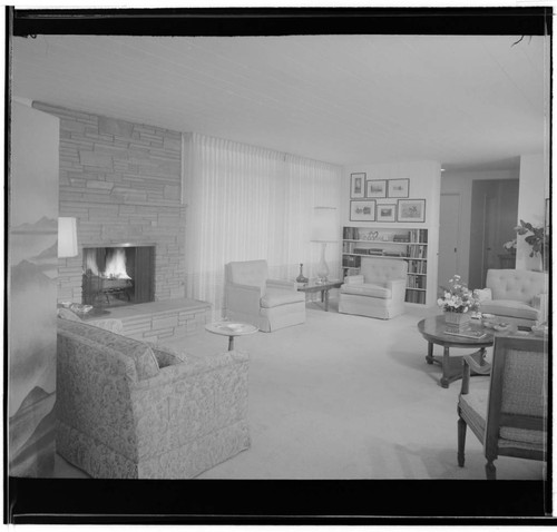Stratford, W. M., residence. Living room