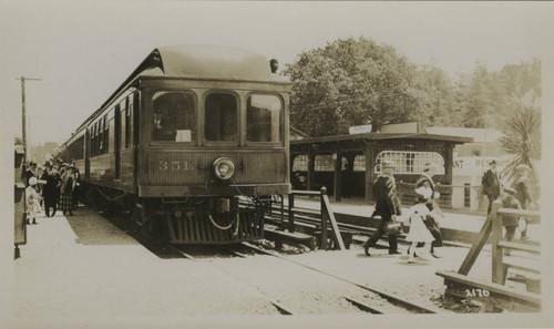 Northwestern Pacific Railroad, Fairfax depot, Marin County, California, circa 1923 [photograph]