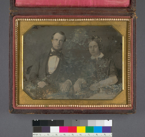 [George Cummings Furber and wife Sarah H. Jones] (Detail - image side only.)