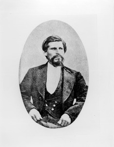 Portrait of Tiburcio Vasquez at the time of his capture, ca.1873-1874