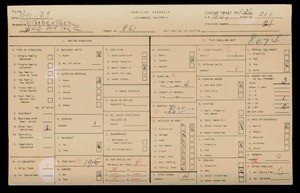WPA household census for 961 W 42ND, Los Angeles County