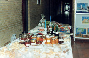 DMS's annual event September 20, 1997 in Hillerød. An impressive sales table with many deliciou