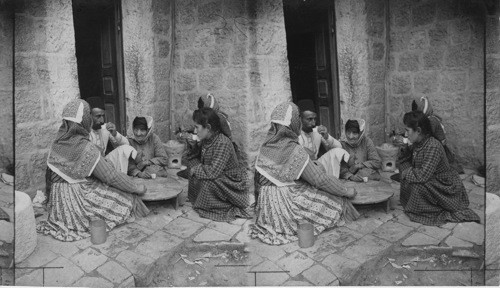 Natives serving Coffee, Palestine