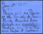Lady Margaret Sackville letter to Dallas Kenmare, 1951 June 16