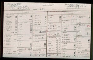 WPA household census for 651 W 104TH ST, Los Angeles County