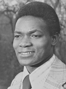 Pastor Godtfrey Aligawesa, Karagwe stift, Tanzania. Gæstepræst i Kingo Sogn, København, ½ år i 1984