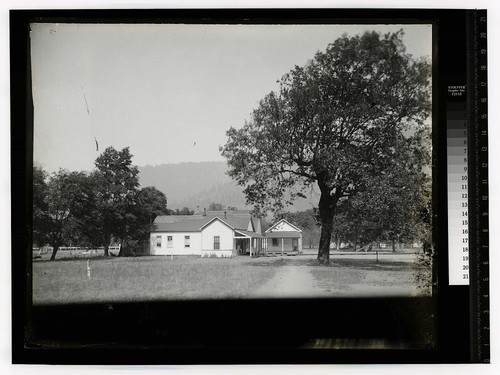 [Small buildings on the Hoopa Valley Reservation]