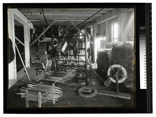 [Small wood products factory, possibly a crate factory]