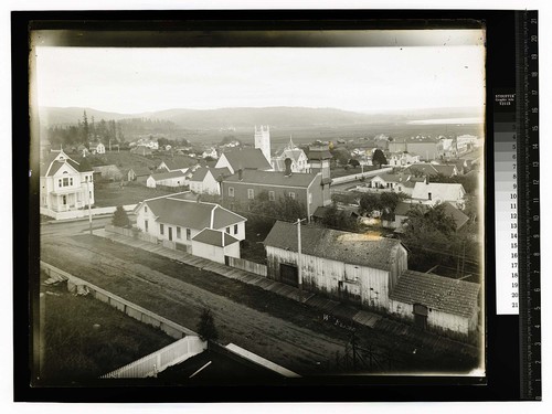 [Looking south-east from hill at 13th and G Streets]