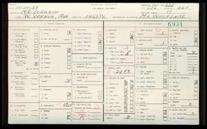 WPA household census for 1469 1/2 W VERNON, Los Angeles County