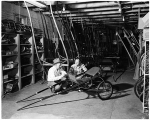 Wilform Buggy Works in Long Beach, 1958