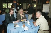 Bill Robinson and guests at the Filmmakers Brunch at the Mill Valley Film Festival, 2000