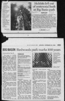 Hobbits left out of centennial bash at Big Basin park