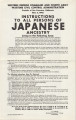 State of California, [Instructions to all persons of Japanese ancestry living in the following area:] City of Los Angeles, north central Los Angeles