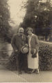Postcard, Photograph of Mr. and Mrs. Alfred and Lilly Hertz