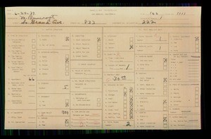 WPA household census for 833 S GRAND AVENUE, Los Angeles