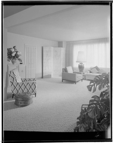 Rogerson, Thomas J., residence. Living room