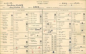 WPA household census for 3314 SEYMOUR ST, Los Angeles