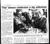 Tiny' Jensen celebrates a big milestone