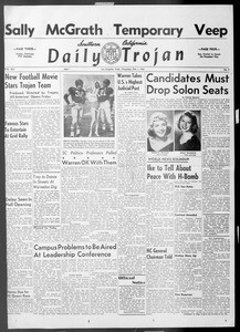 Daily Trojan, Vol. 45, No. 9, October 01, 1953