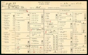 WPA household census for 135 S DILLON ST, Los Angeles