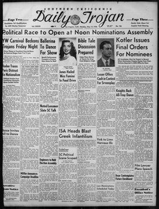 Daily Trojan, Vol. 37, No. 126, May 13, 1946