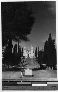 Church near Puebla, Mexico, ca. 1946