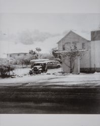 Snow in Occidental, Occidental, California, 1940s