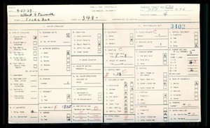 WPA household census for 348 FRIES AVE, Los Angeles County