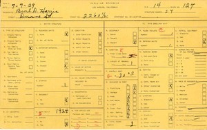 WPA household census for 2260 DUANE, Los Angeles
