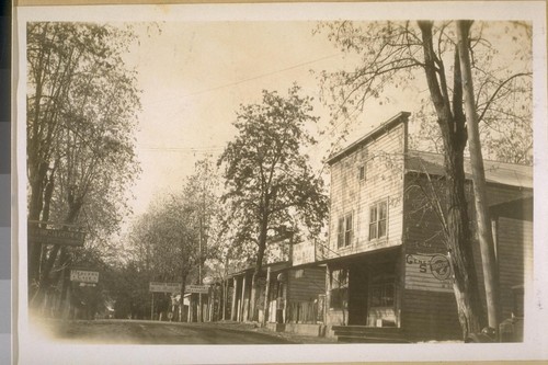 Jany. 24/29. West on the Main St. of Murphy's Camp, Calaveras Co