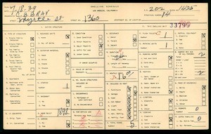 WPA household census for 1360 MYRTLE STREET, Los Angeles