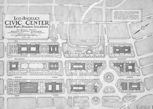 Los Angeles civic center plan