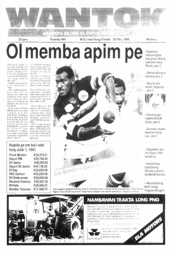 Wantok Niuspepa--Issue No. 0881 (May 23, 1991)