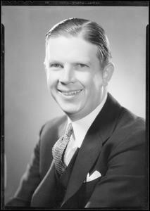 Portrait of Kenneth Carpenter, Southern California, 1934
