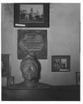 Edwin Markham House Hoe Room, with bust of Dante