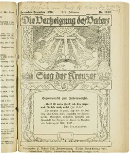 Die Verheissung des Vaters und der Sieg des Kreuzes, 1926, nrs. 11 & 12