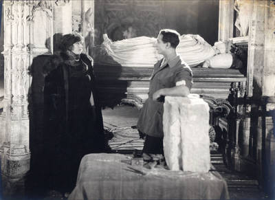 Gaston Norès and Blanche Montel in 1923 French silent film “Pax Domine”