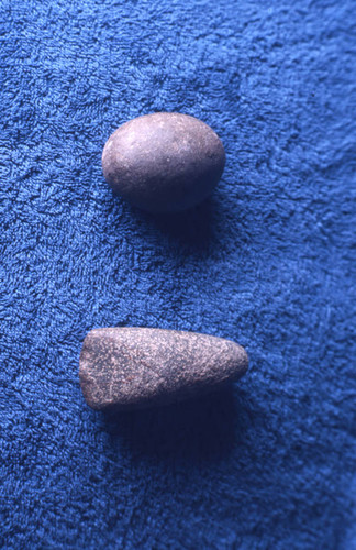 Stone tools, Tierradentro, Colombia, 1975