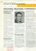 Institute of Industrial Relations Bulletin, Vol. 8, No. 1, May 1965