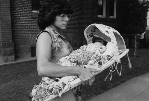 Tina Hedrick with baby